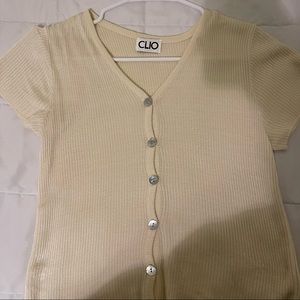 CLIO CREME WHITE SHIRT